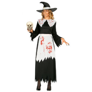 DISFRAZ BRUJA DE SALEM ADULTA TALLA M 38-40