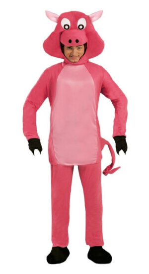 DISFRAZ CERDO ADULTO TALLA M 48-50