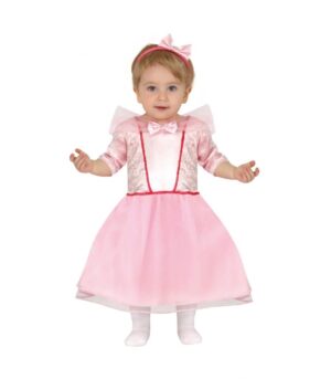 DISFRAZ PRINCESA ROSA 12-18 Meses