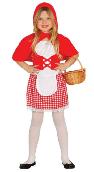 DISFRAZ CAPERUCITA LITTLE RED GIRL 5-6 Años
