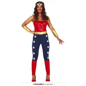 DISFRAZ SUPERHEROINA ADULTA T.S 36 38