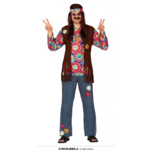 DISFRAZ DE HIPPIE MARGARITAS T.M 48 50