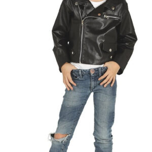 CHAQUETA CUERO INFANTIL GREASE DANNY ZUKO 5-6 AÑOS