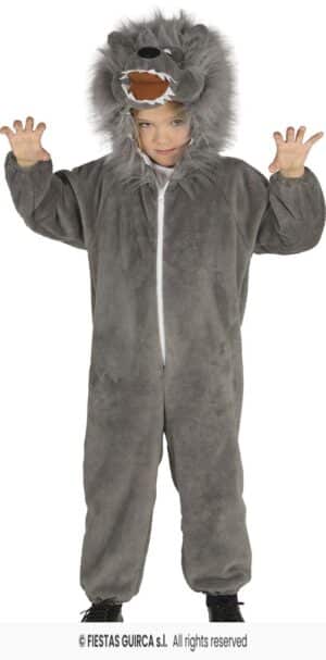 DISFRAZ LOBO GRIS 5-6 AÑOS
