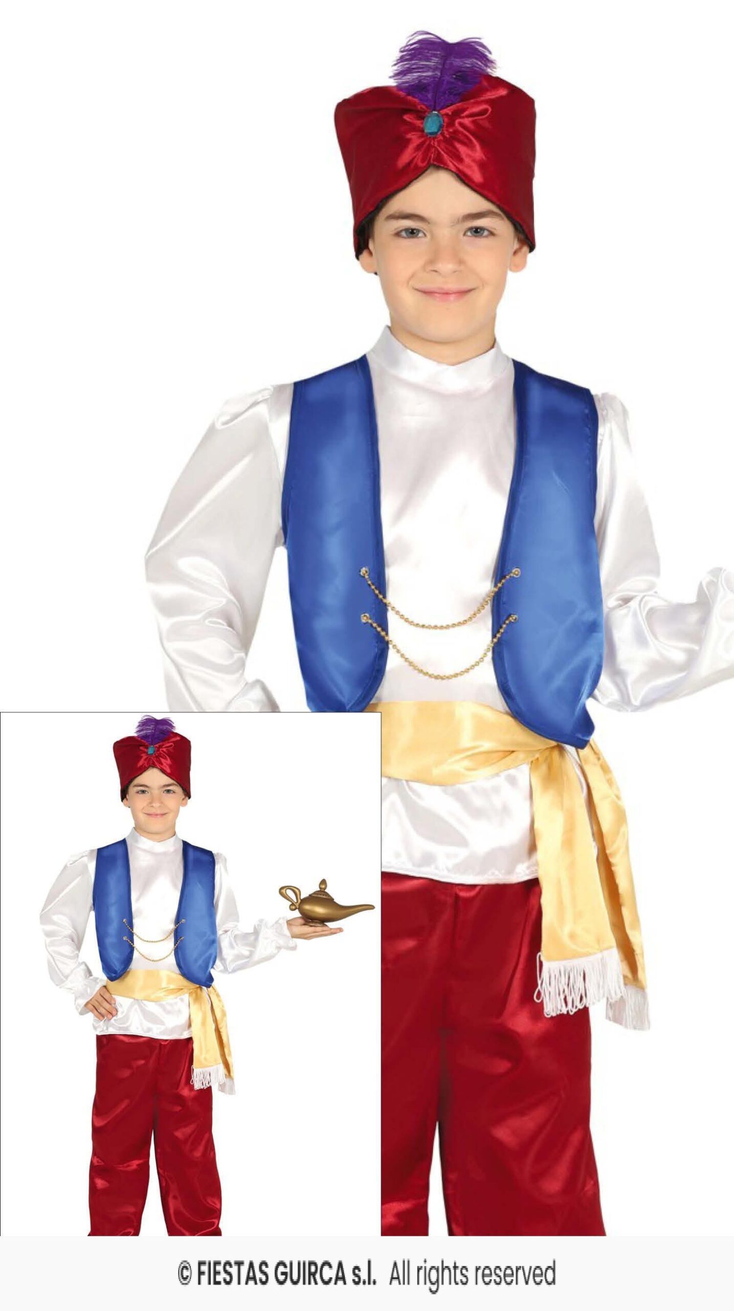 DISFRAZ LADRON DESIERTO ALADDIN 5-6 Años - Imagen 2