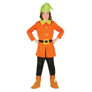 DISFRAZ DUENDE ENANITO BLANCANIEVES 5-6 AÑOS