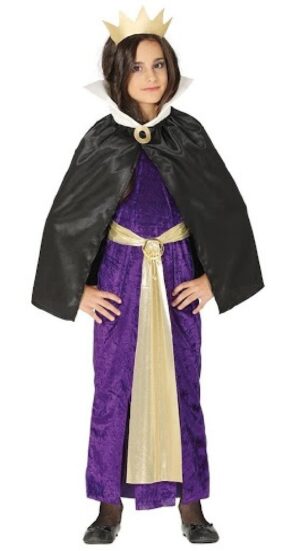 DISFRAZ REINA MALVADA CUENTO MADRASTRA 7-9 AÑOS