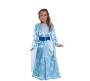 DISFRAZ PRINCESA DEL HIELO ELSA FROZEN 7-9 AÑOS