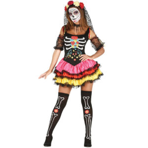 DISFRAZ CATRINA LUJO ADULTO T.XS-S