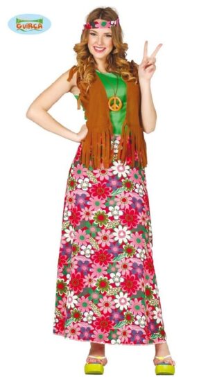 DISFRAZ HAPPY HIPPIE ADULTA TALLA XL 44-46