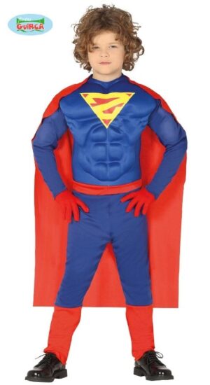 DISFRAZ SUPERHEROE MUSCULOSO 7-9 AÑOS