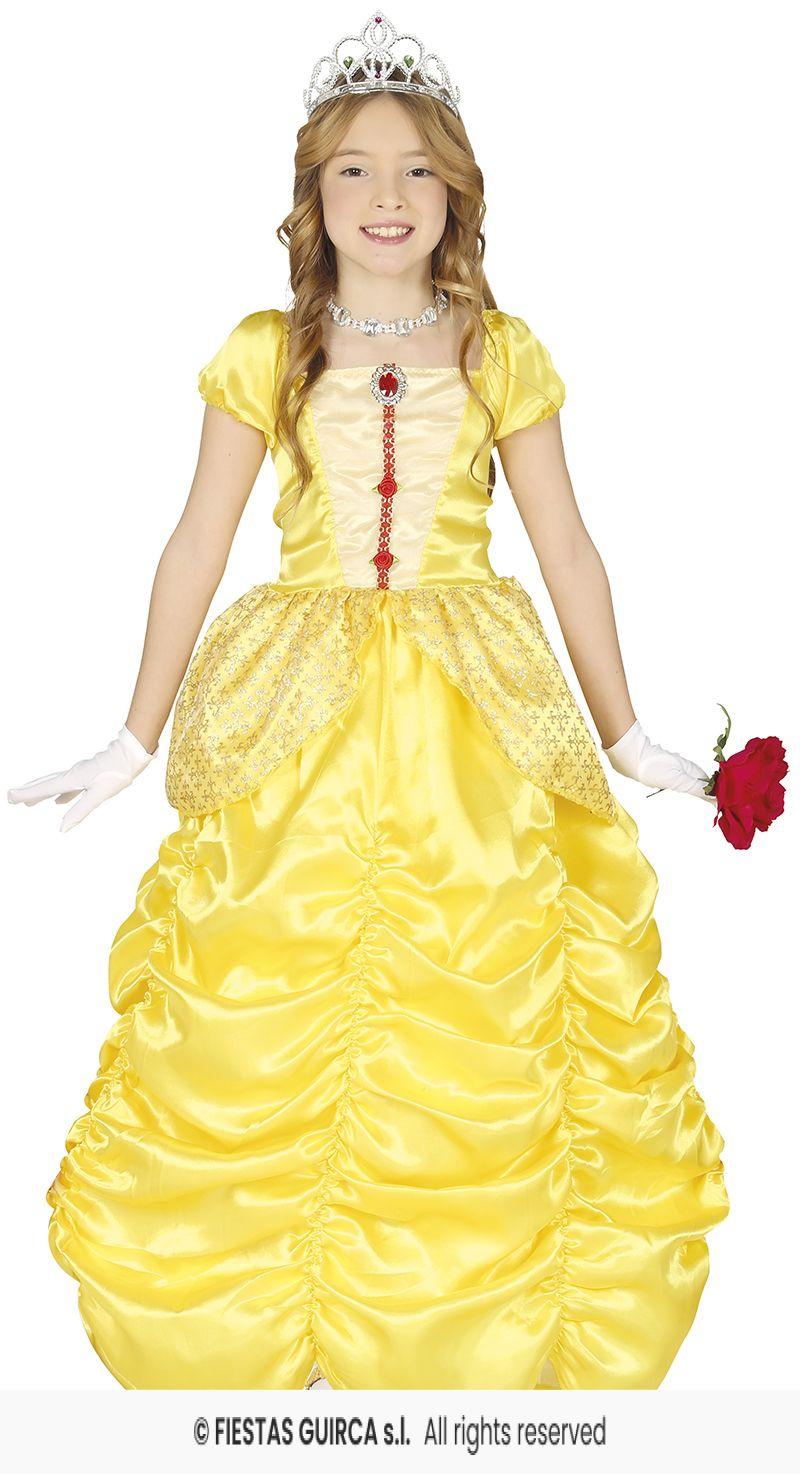DISFRAZ PRINCESA AMARILLA 7-9 Años - Imagen 2