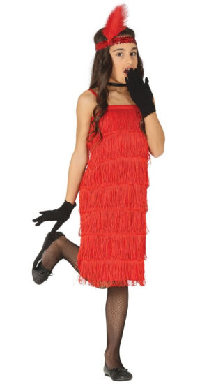 DISFRAZ CHARLESTON INFANTIL 7-9 AÑOS