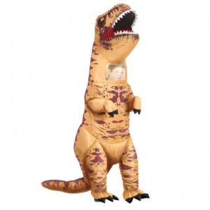 DISFRAZ DINOSAURIO REX HINCHABLE ADULTO