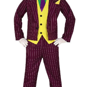 DISFRAZ JOKER CRAZY VILLAIN (M)