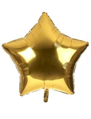 GLOBO GIGANTE ESTRELLA COLOR ORO (45CM)