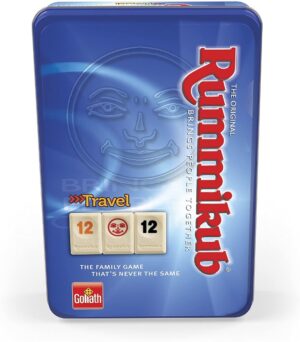 JUEGO RUMMIKUB DE VIAJE EN CAJA METÁLICA