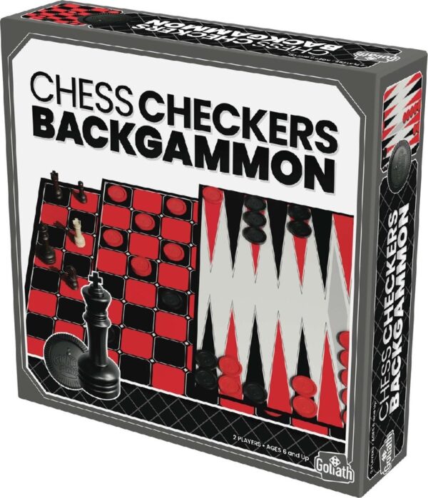 3EN1 JUEGOS - AJEDREZ BACKGAMMON DAMAS