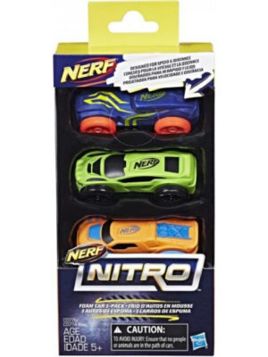 NERF NITRO 3 COCHES DE ESPUMA (SURTIDO)
