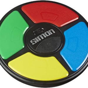 Simon, Juego de Memoria Electrónico portátil con Sonidos y Luces para Mayores de 8 años
