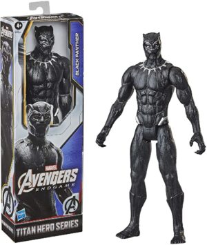 FIGURA BLACK PANTHER AVENGERS MARVEL TITAN 30 CM