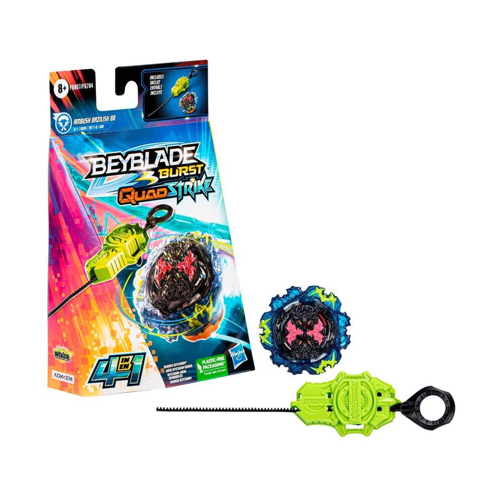BEYBLADE BURST QUADSTRIKE AMBUSH BAZILISK