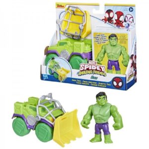 SPIDEY SET FIGURA Y CAMIÓN DEMOLEDOR HULK