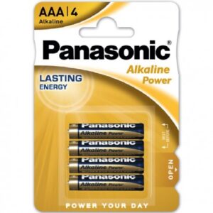 BLISTER 4 PILAS PANASONIC LR03 / AAA ALCALINA