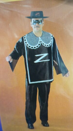 DISFRAZ ZORRO ADULTO T. UNICA L