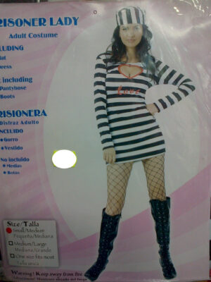 DISFRAZ PRESA SEXY ADULTA MUJER