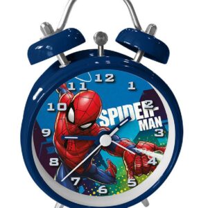RELOJ DESPERTADOR CAMPANAS SPIDERMAN