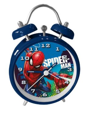 RELOJ DESPERTADOR CAMPANAS SPIDERMAN