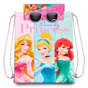 SACO MOCHILA + GAFAS SOL PRINCESAS DISNEY