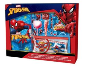 SET DE PAPELERIA STICKERS SPIDERMAN