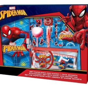 SET DE PAPELERIA STICKERS SPIDERMAN