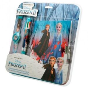 SET RELOJ DIGITAL + BOLIGRAFO  + DIARIO FROZEN 2