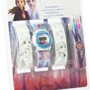 RELOJ DIGITAL CORREA PARA PINTAR FROZEN 2