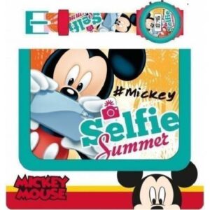 SET REGALO RELOJ DIGITAL Y BILLETERA MICKEY MOUSE