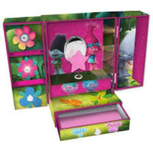 JOYERO ARMARIO MUSICAL DE TROLLS