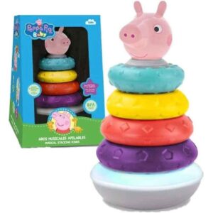 Aros Apilables Con Sonidos Peppa Pig