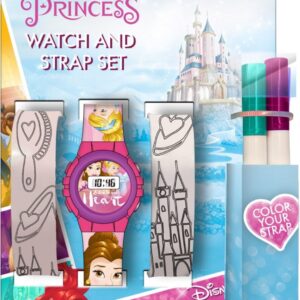 RELOJ DIGITAL C/CORREA PARA PINTAR - PRINCESAS