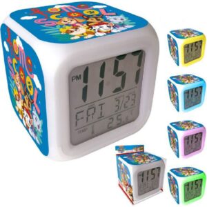 RELOJ DIGITAL CON ALARMA PAW PATROL