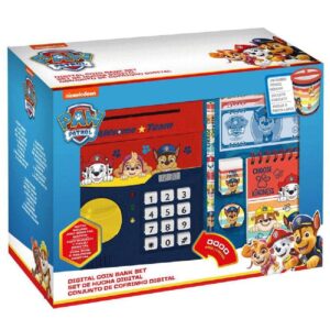 HUCHA DIGITAL  PATRULLA CANINA CON RELOJ PAW