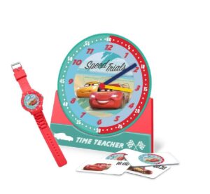 RELOJ APRENDE LA HORA CARS DISNEY