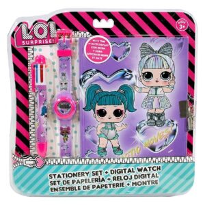 SET RELOJ DIGITAL + BOLI 6C + DIARIO SECRETO LOL