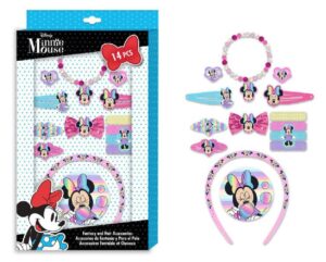 CAJA 14 ACCESORIOS PELO Y FANTASIA MINNIE