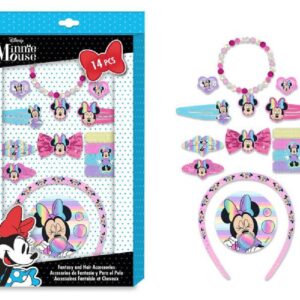 CAJA 14 ACCESORIOS PELO Y FANTASIA MINNIE