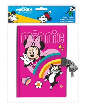 DIARIO CON CANDADO MINNIE