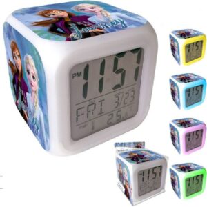 RELOJ DIGITAL CON ALARMA FROZEN