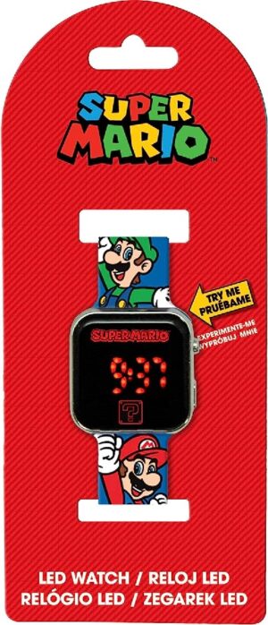 Reloj Led Super Mario